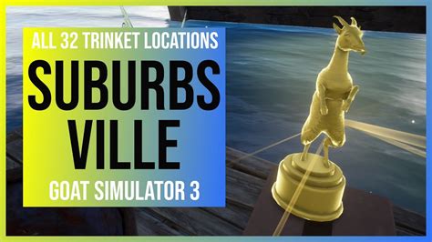 Goat simulator 3 trinkets Walkthrough: All 5 Libertarian Island Trinket Locations! (Statue of Libertarian, Michaels Bay) From: WheatYT